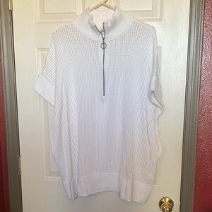 Lane Bryant Livi Ivory Knit Sweater